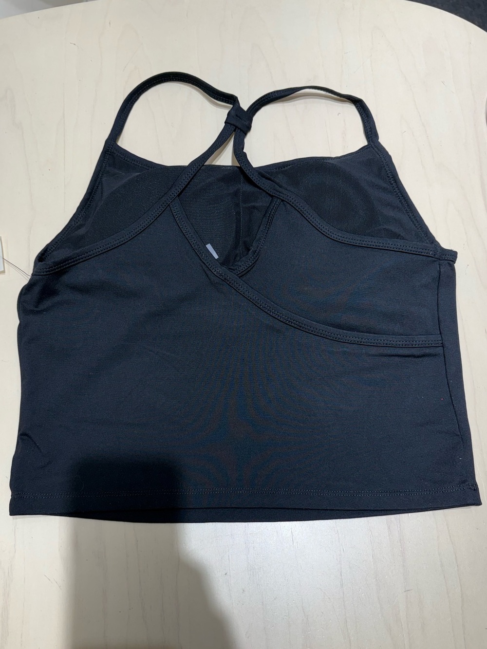 Black Strappy Tank Top - Picture 3 of 3